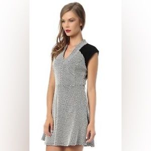 Vero Moda Black and White Mini Dress size 4